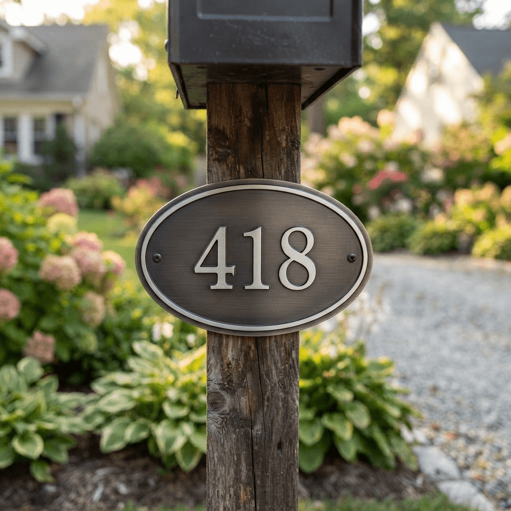 Custom Address Plaque