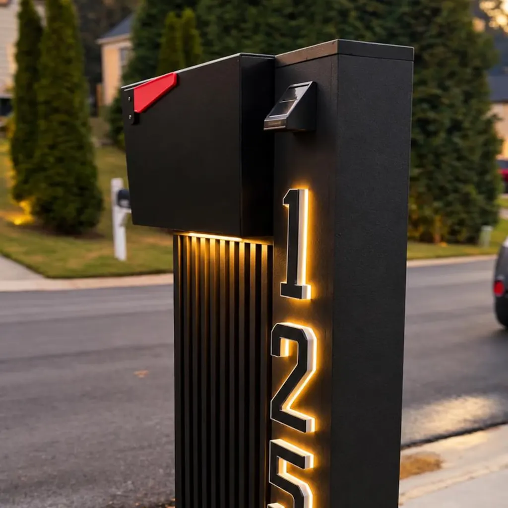 Custom Installation mailbox installation example