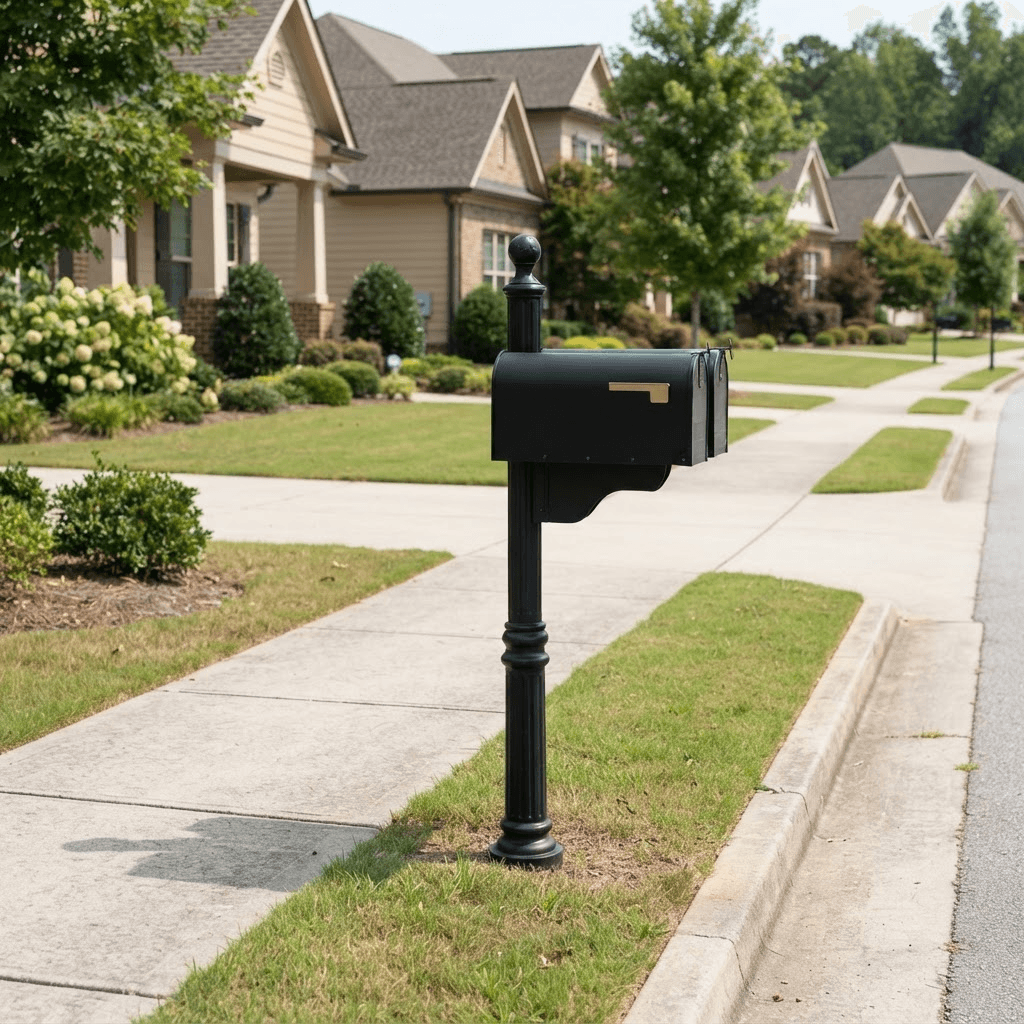 HOA Style Mailbox mailbox installation example
