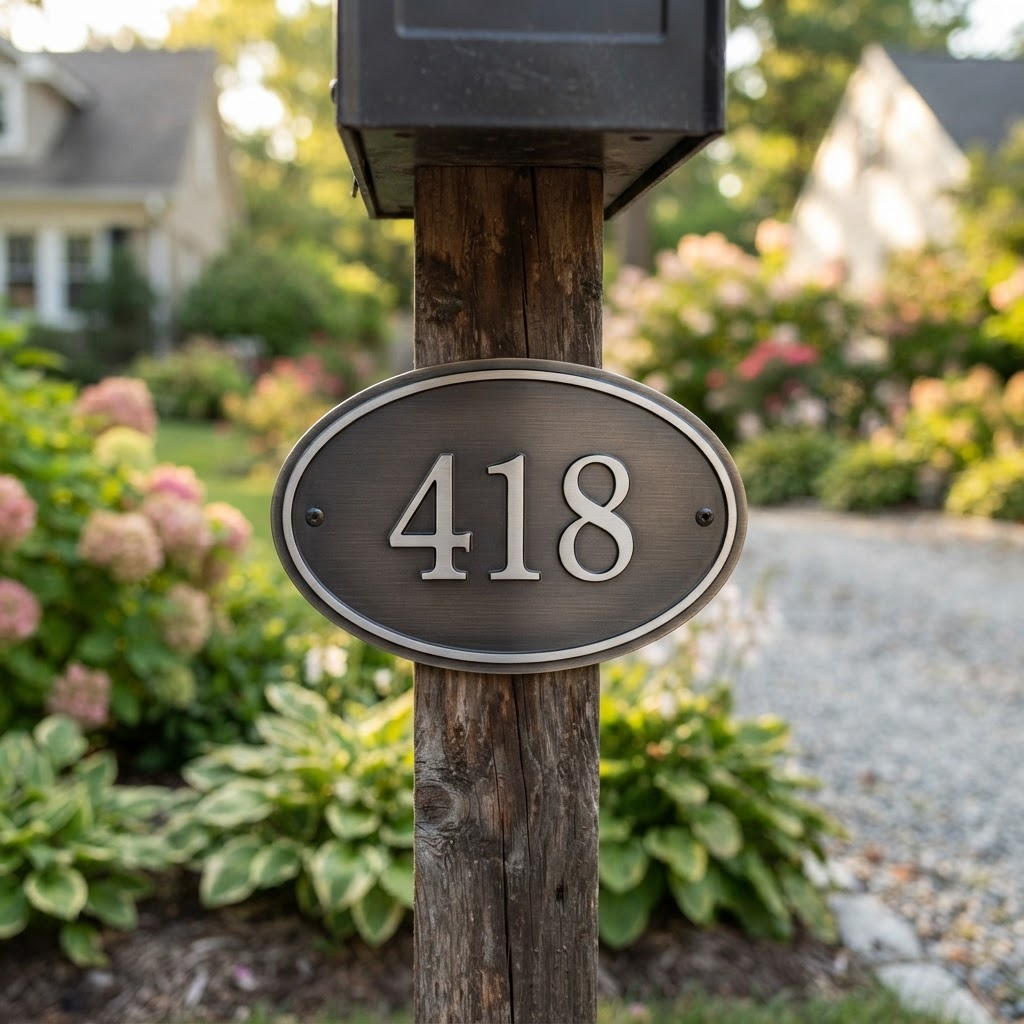 Custom Address Plaque