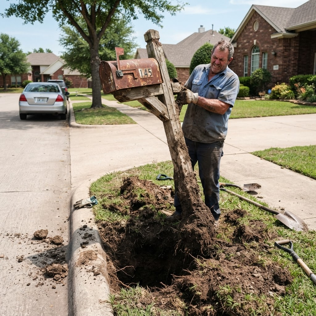 Old Mailbox Removal