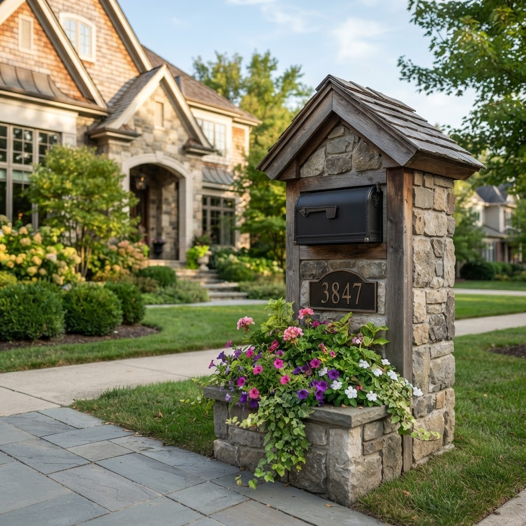 Custom Installation mailbox installation example