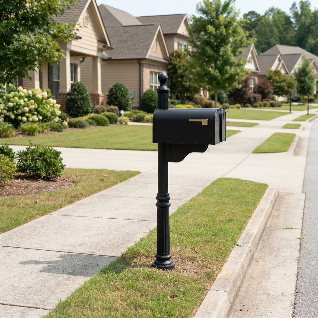 HOA Style Mailbox mailbox installation example